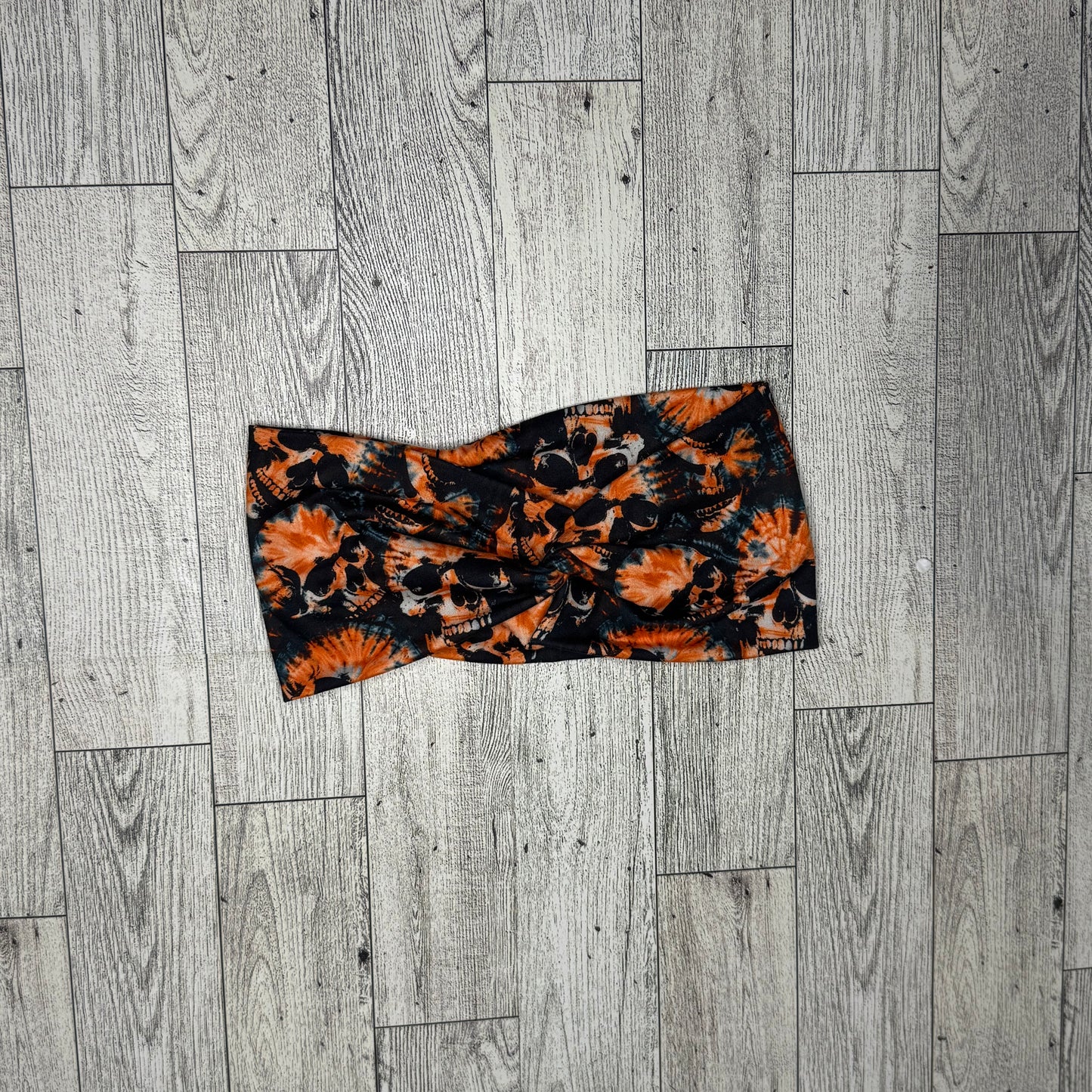 Skull Tie Dye Headband