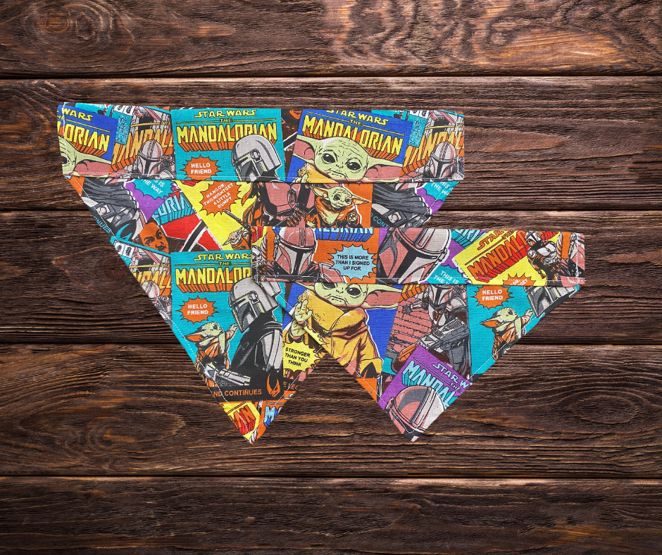Mandalorian Graphic Dog Bandana
