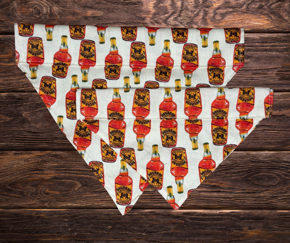 Bourbon Bottles Bandana