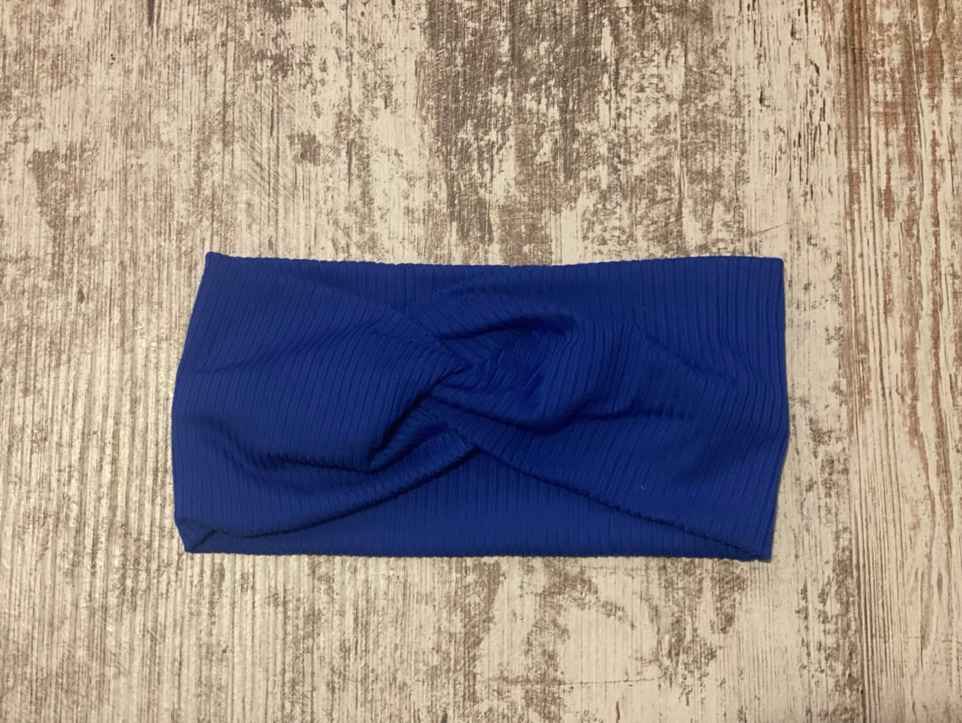 Royal Blue Rib Headband