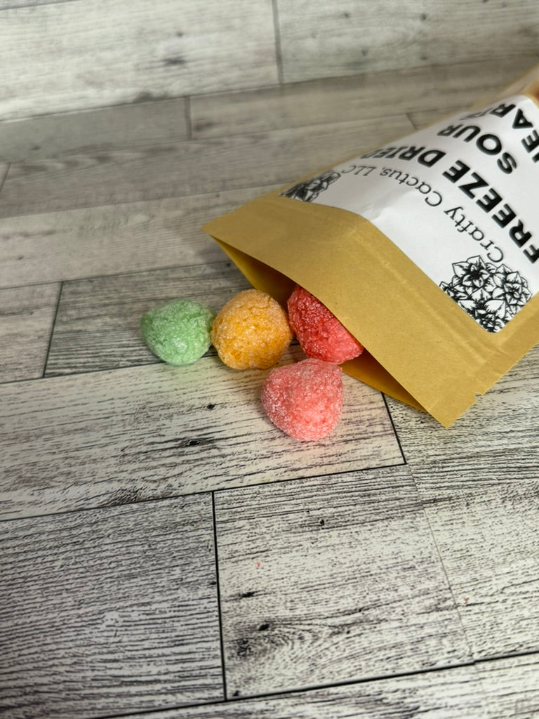 Freeze Dried Sour Hearts