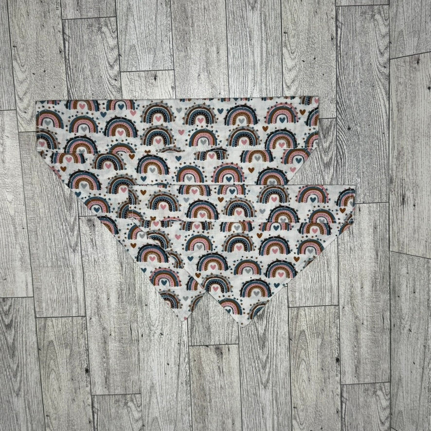 Retro Rainbow Dog Bandana