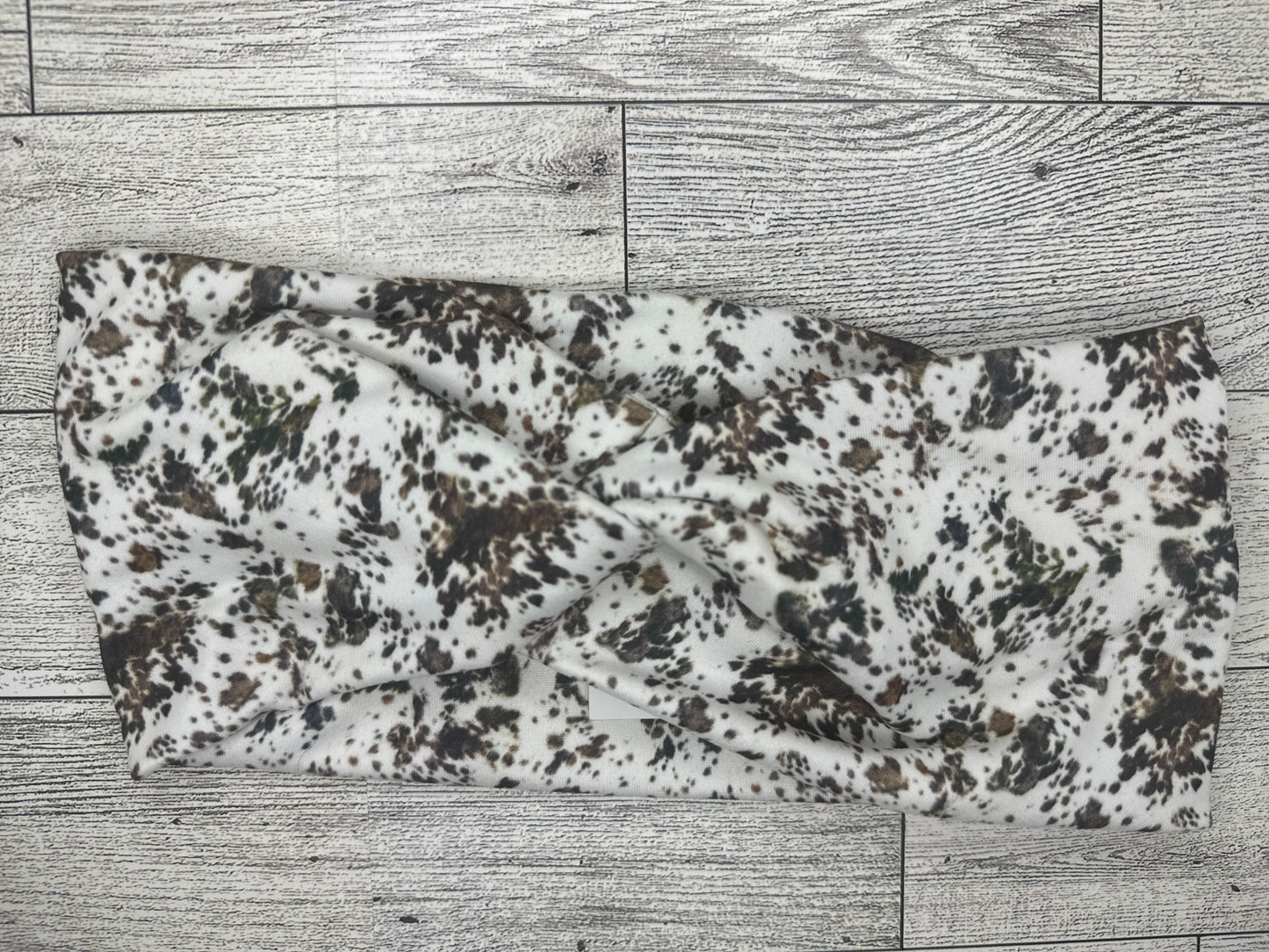 Cow Print Headband