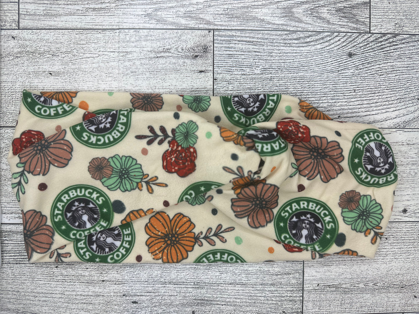 Floral Starbucks Headband