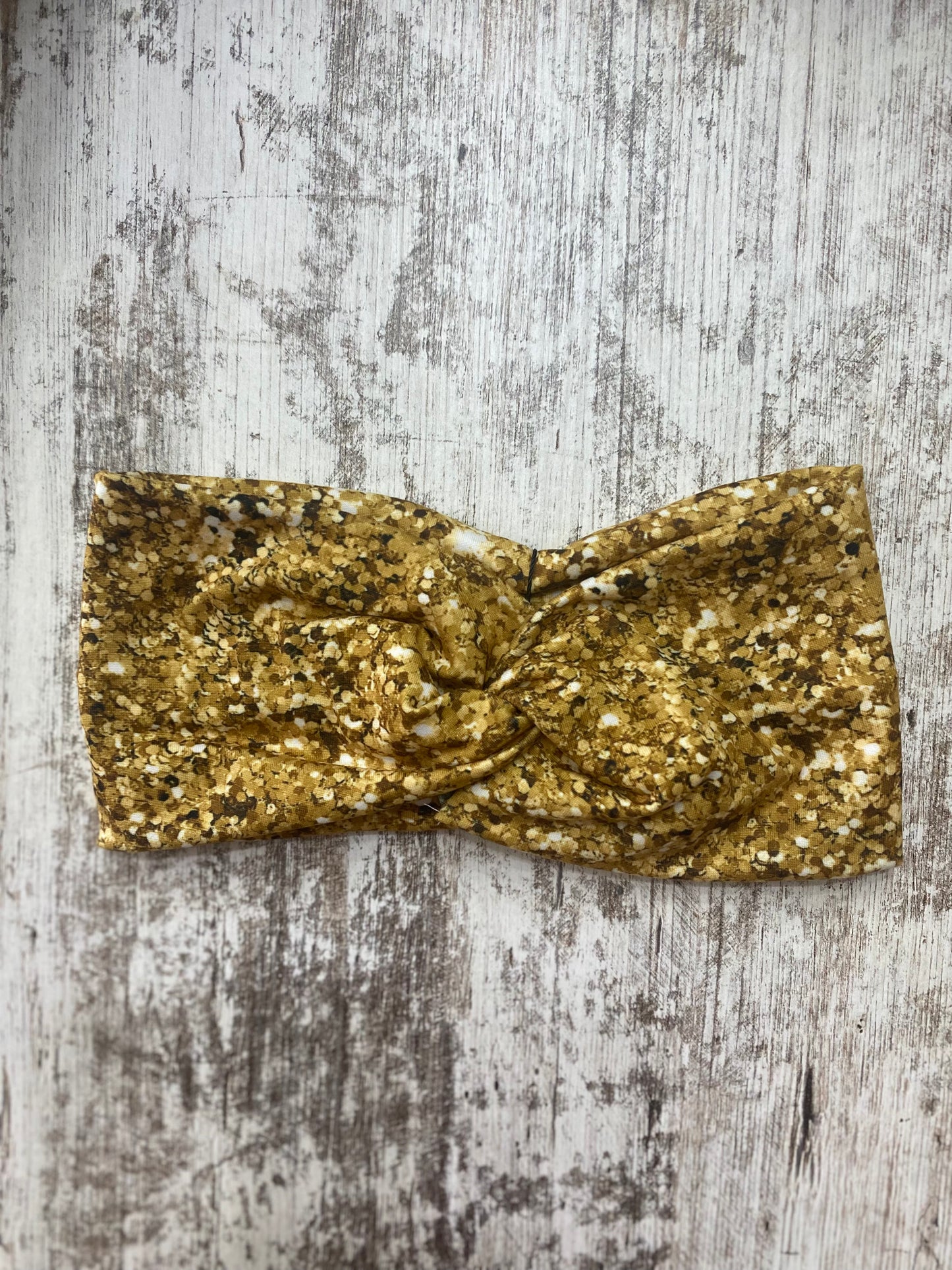 Gold Glitter Headband