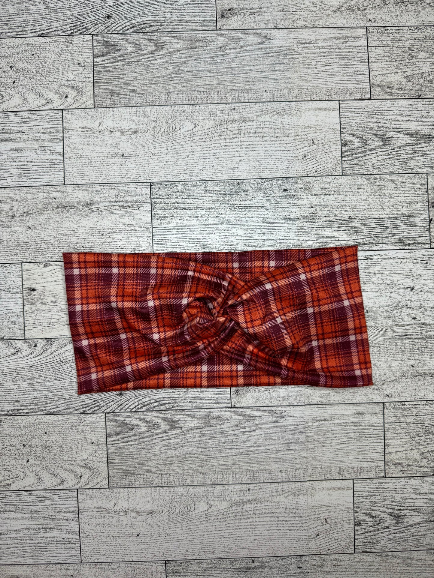Autumn Plaid Headband