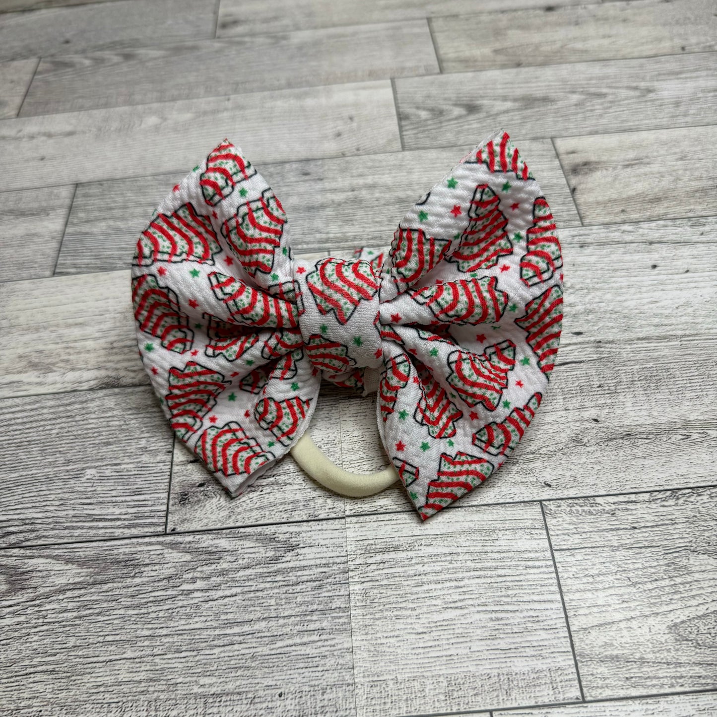 Christmas Snacks Baby Bow