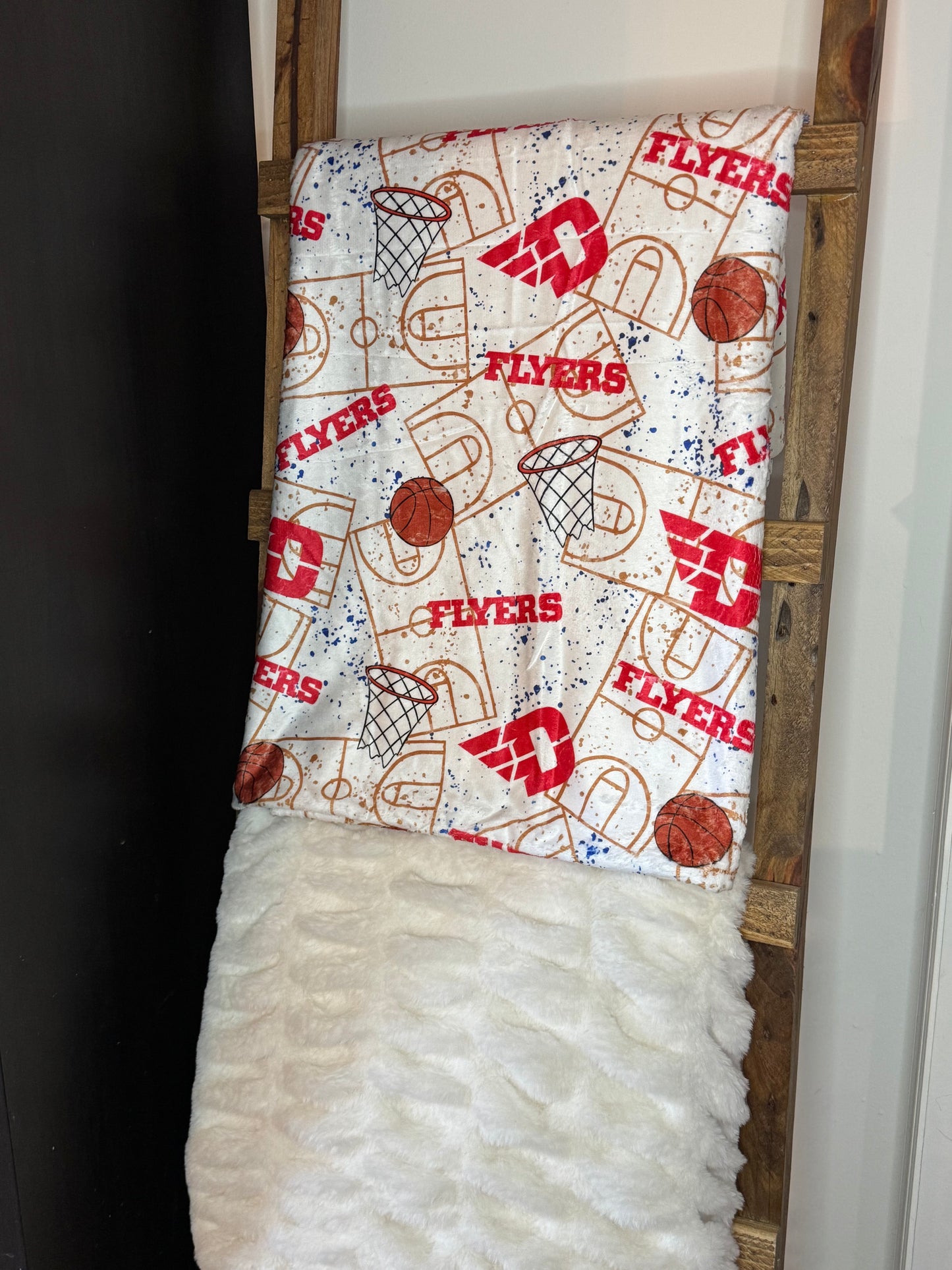 University of Dayton Plush Blanket
