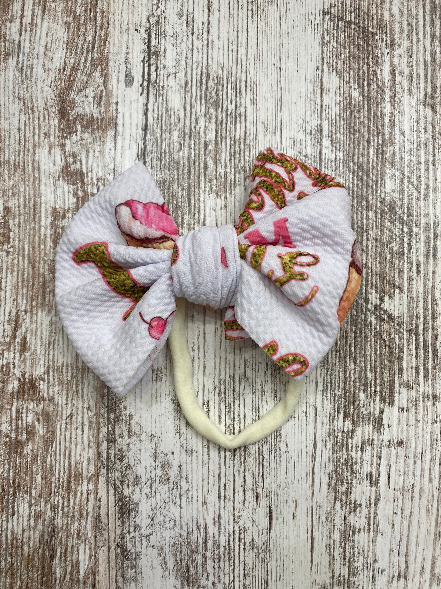 First Birthday Baby Bow