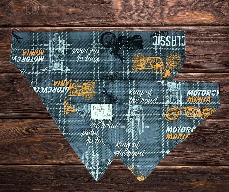 Motorcycle Dog Bandana