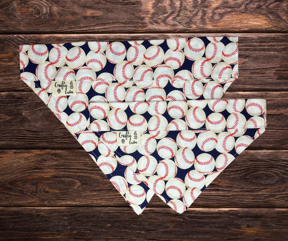 Baseball Dog Bandana