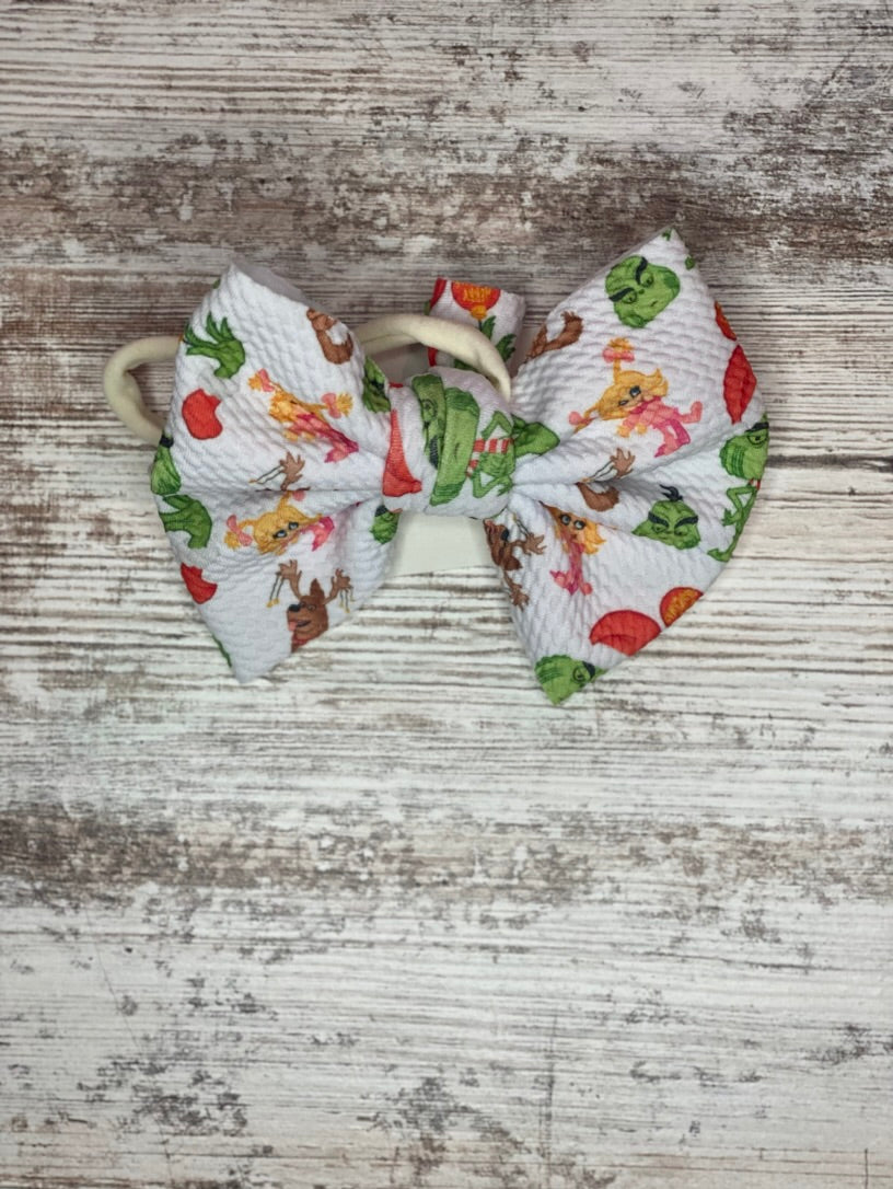 Grinch & Friends Baby Bow