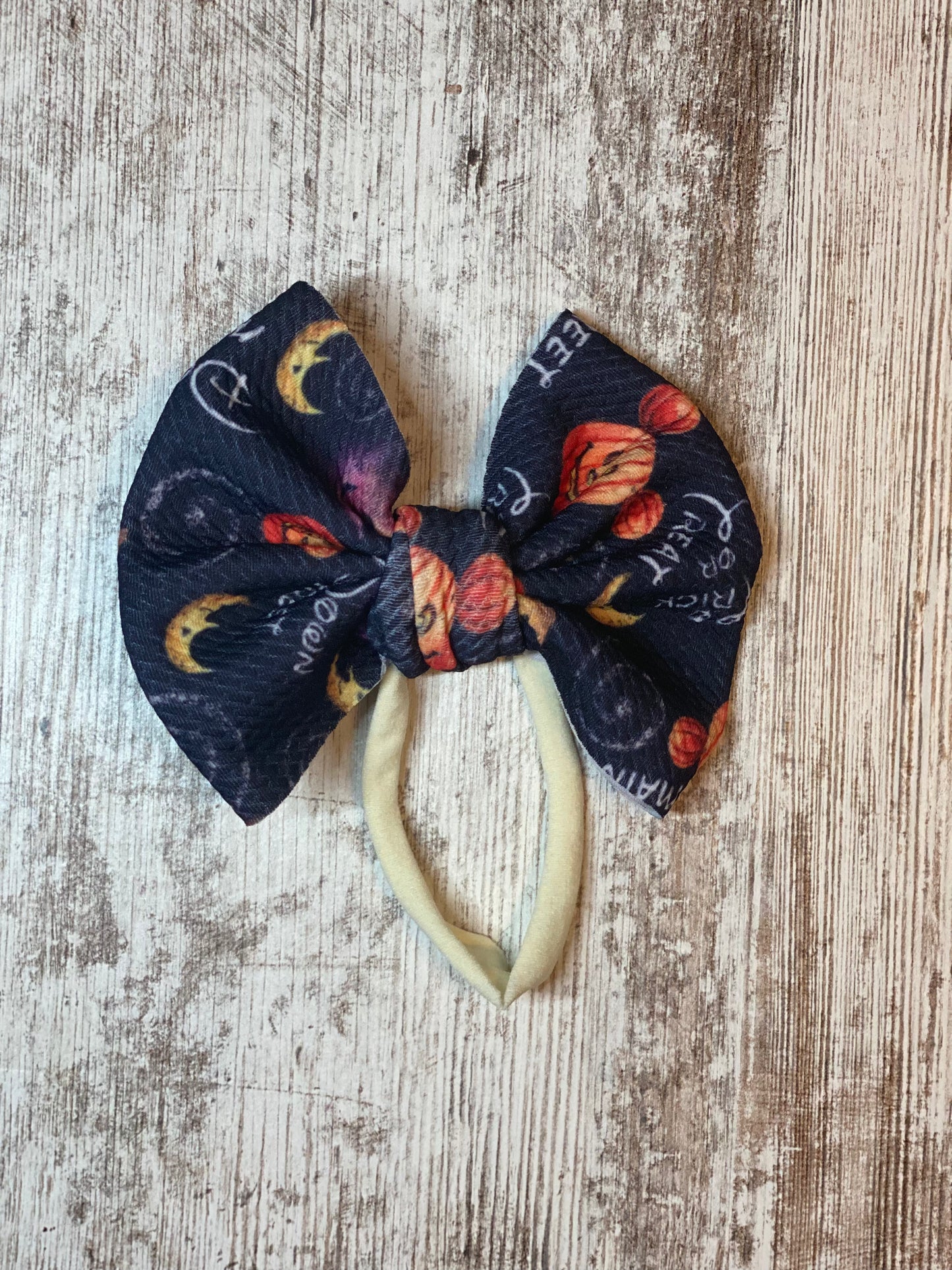Disney Halloween Baby Bow