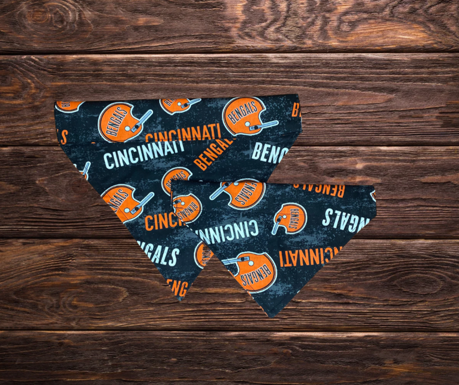 Helmet Bengals Dog Bandana