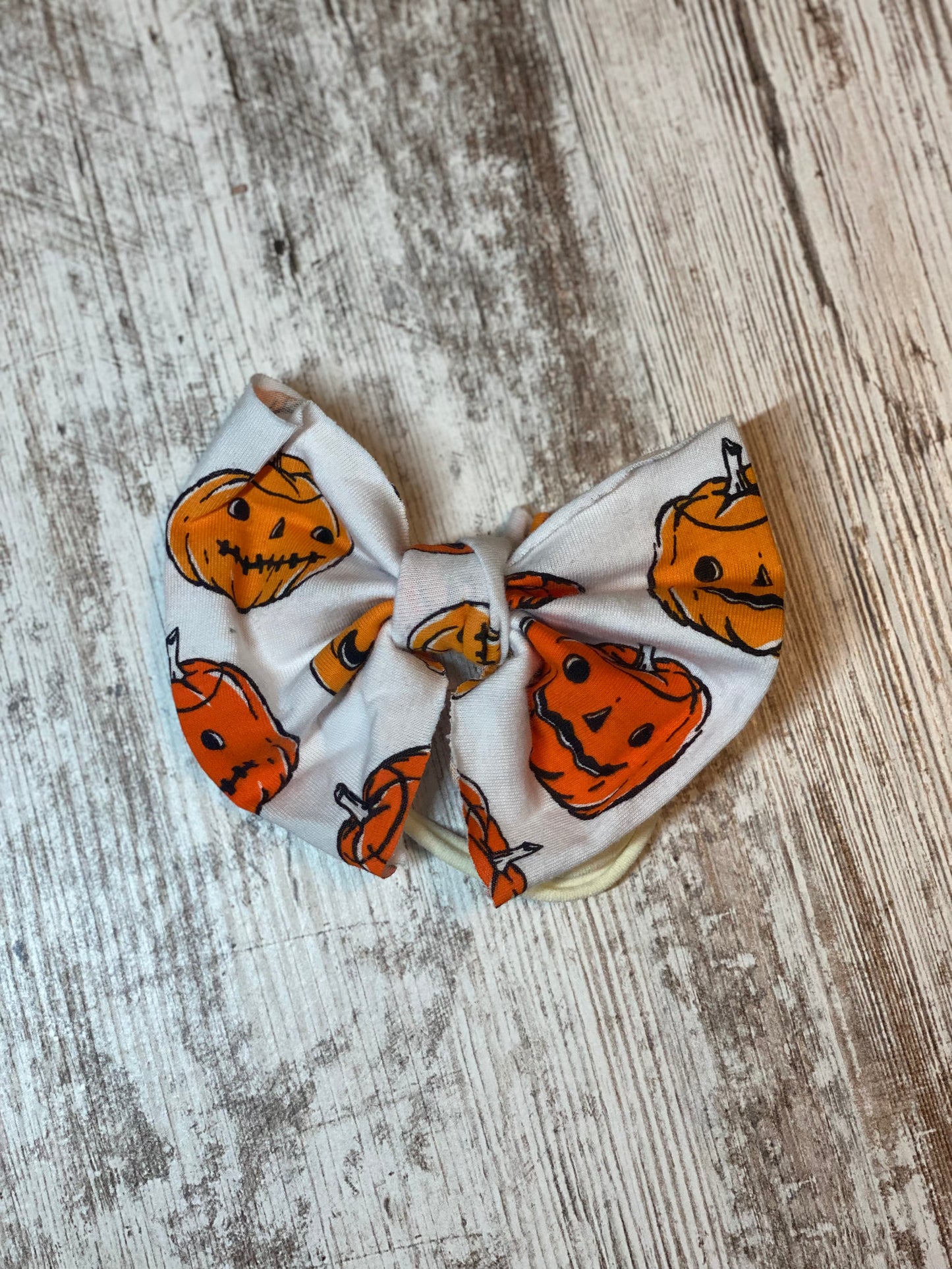 Jack-O Baby Bow