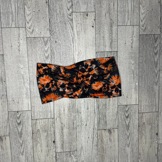 Skull Tie Dye Headband