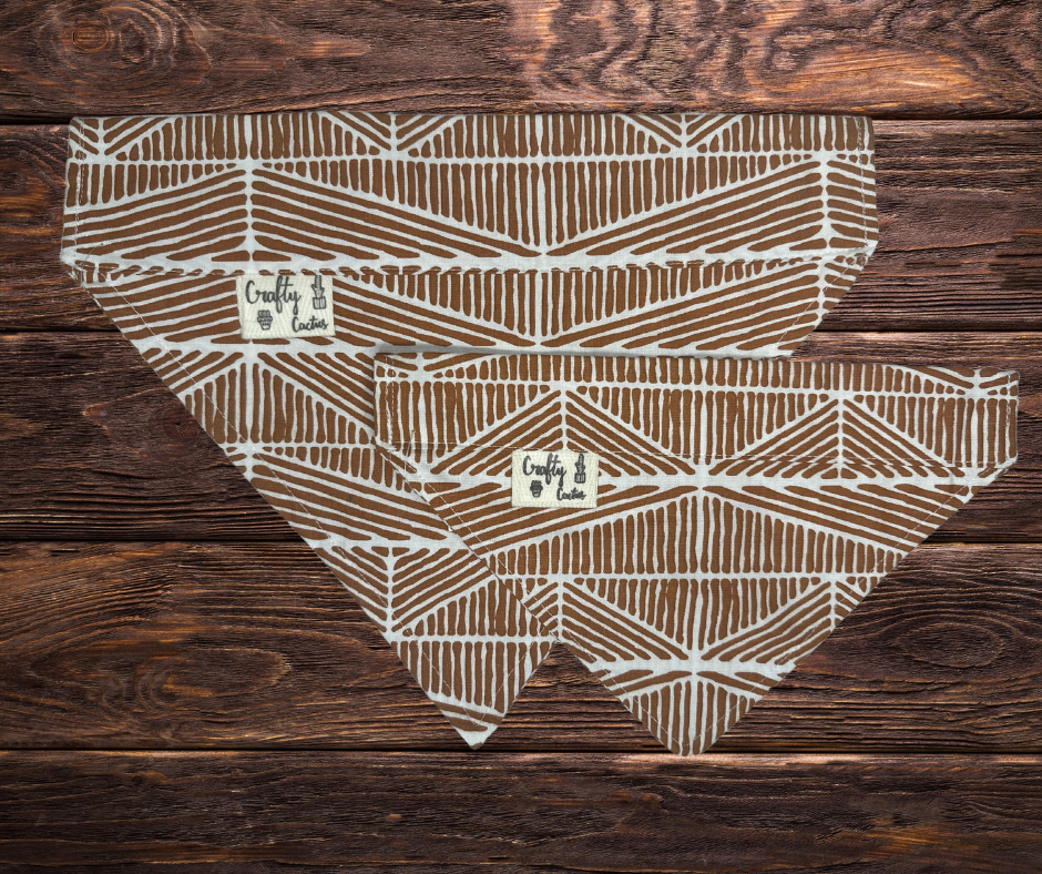 Boho Rust Dog Bandana