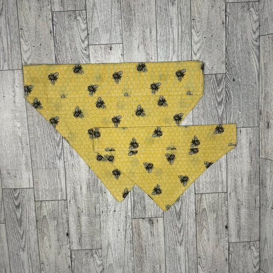 Bees Comb Dog Bandana