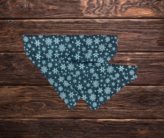 Snowflakes Dog Bandana