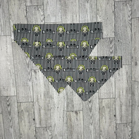 Beetle juice Dog Bandana