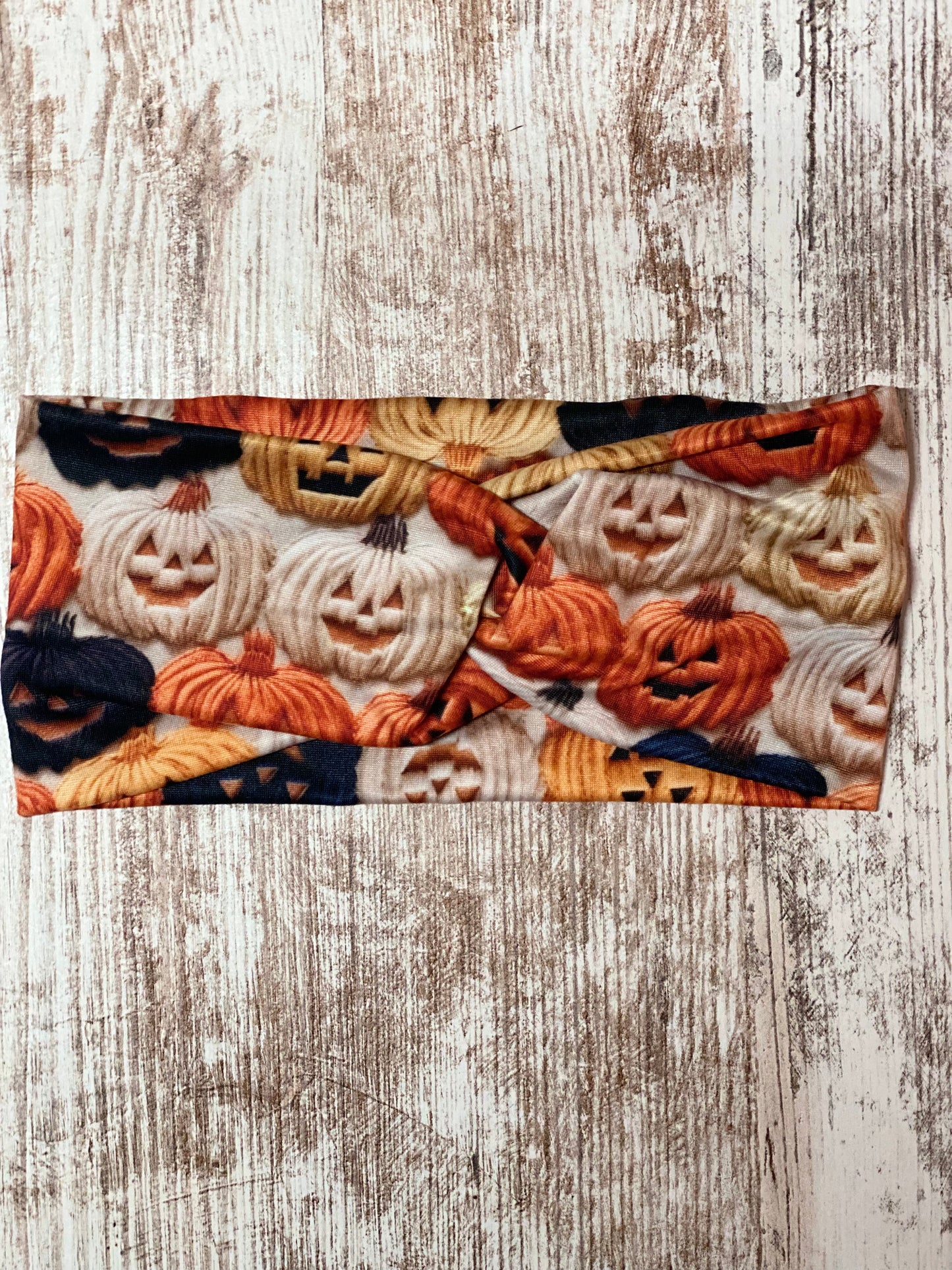 Embroidery Pumpkins Headband