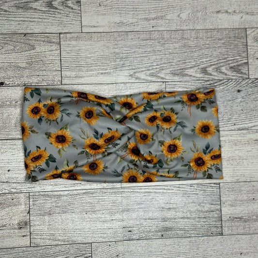 Watercolor Sunflower Headband
