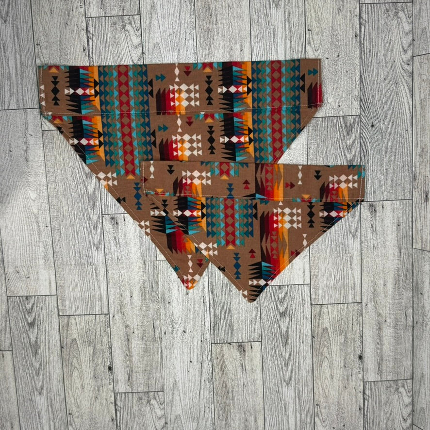 Colorful Aztec Dog Bandana