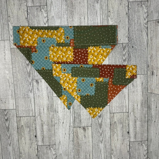 Floral Patchwork Dog Bandana