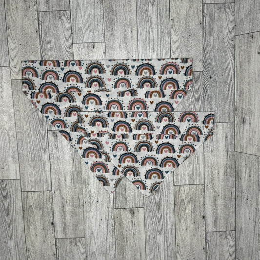 Retro Rainbow Dog Bandana