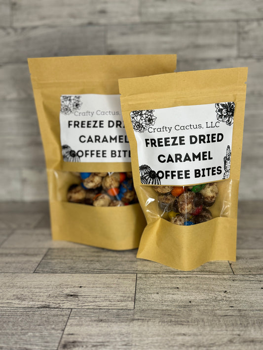 Freeze Dried Caramel Coffee Bites