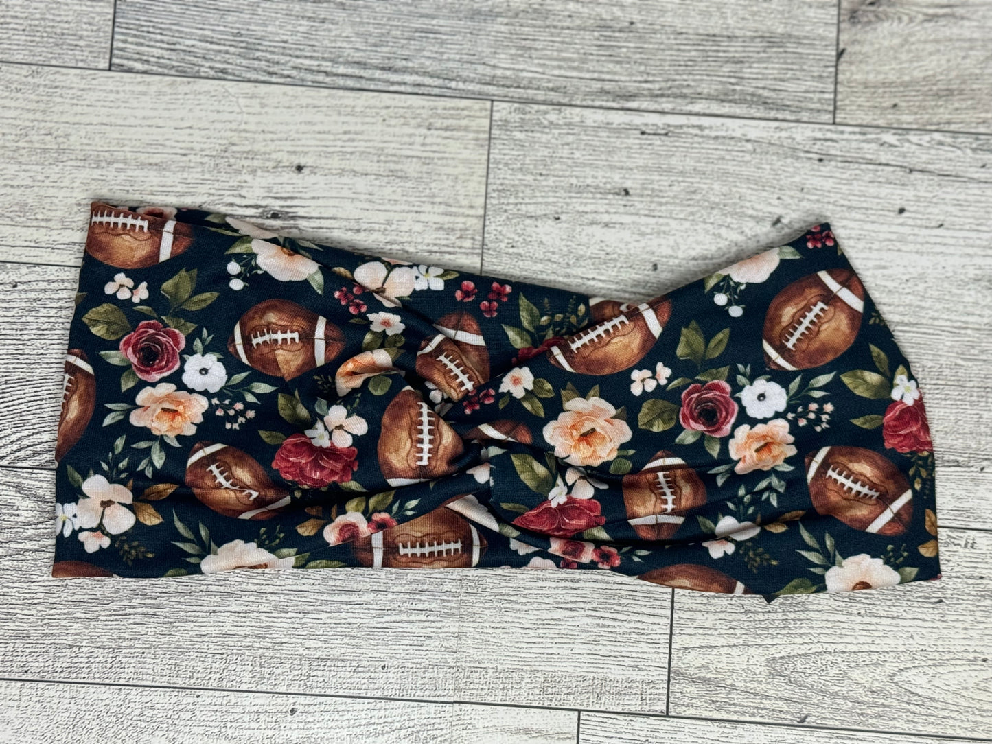 Floral Football Headband