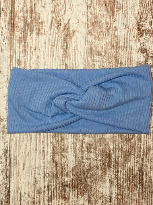 Baby Blue Rib Headband