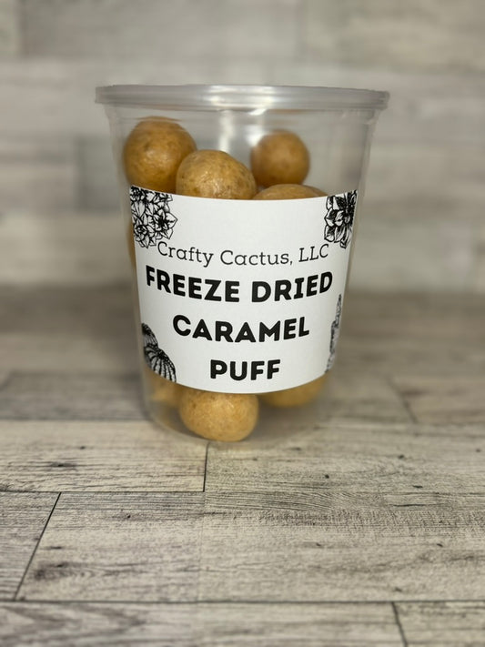 Freeze Dried Caramel Puff