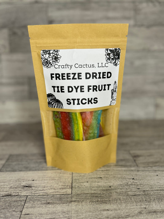 Freeze Dried Tie Dye Fruit Sticks