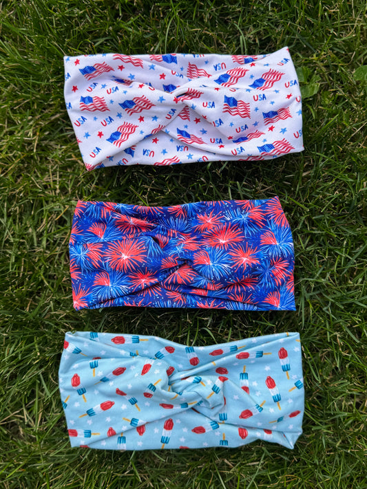 USA Flag Headband