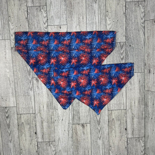 Fireworks Dog Bandana
