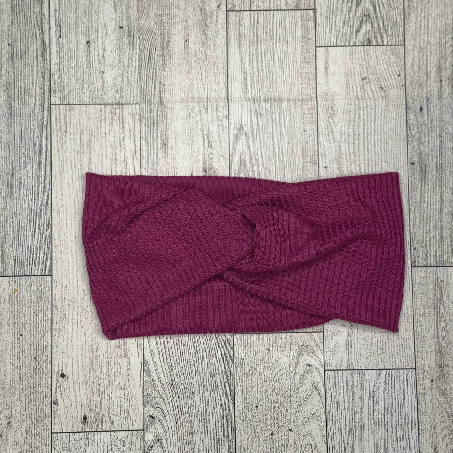 Magenta Rib Headband