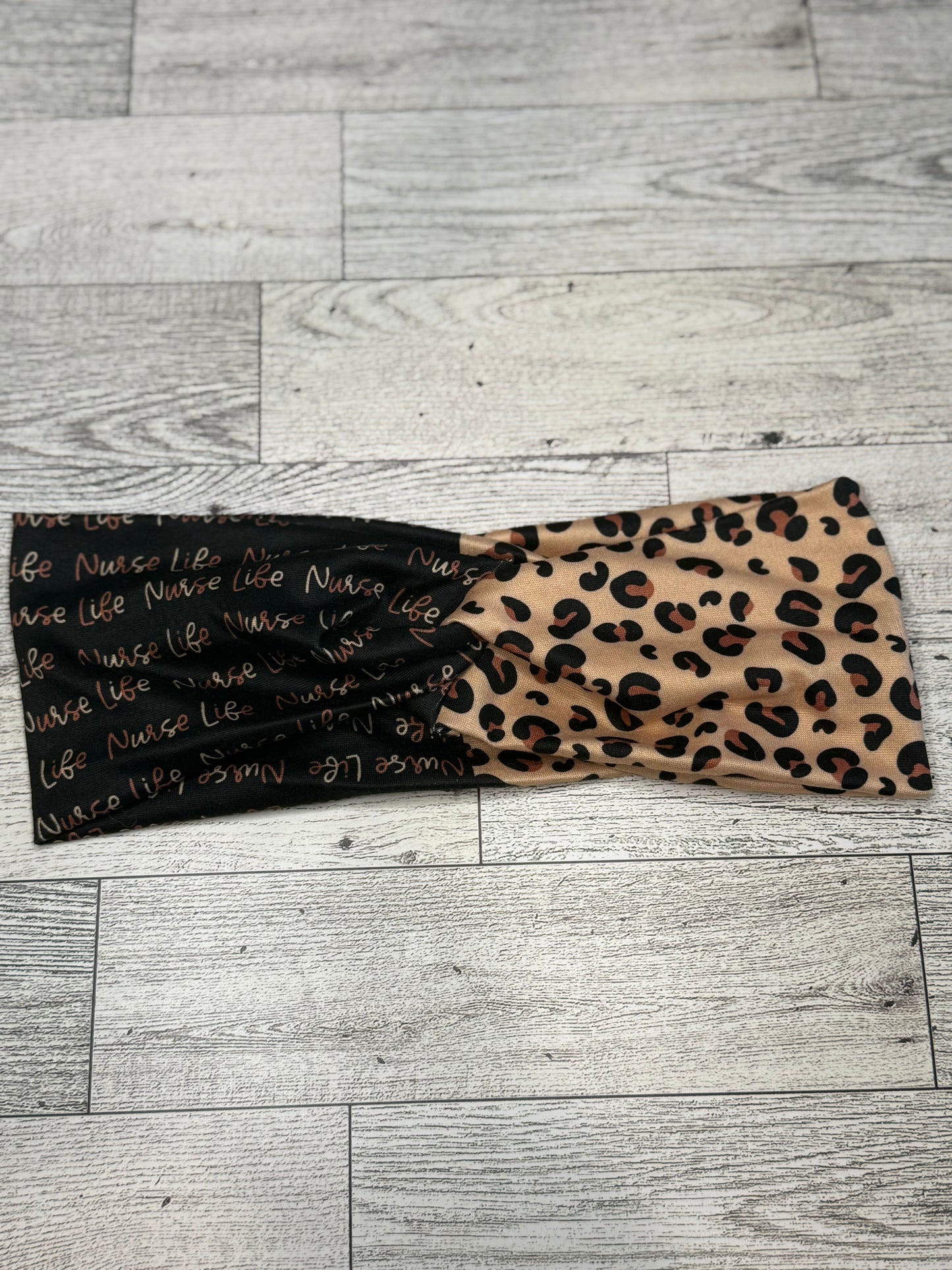 Nurse Life Cheetah Headband