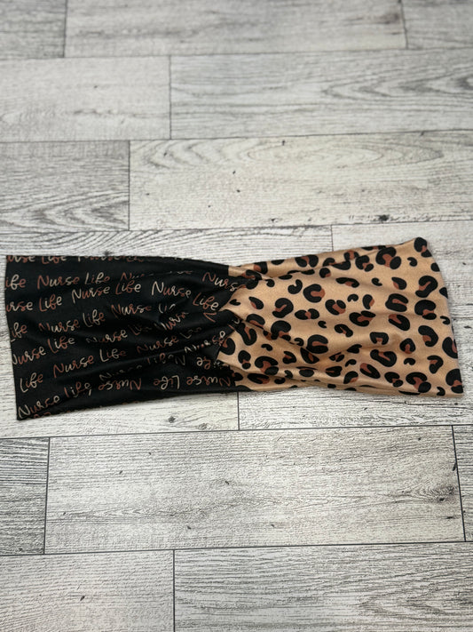 Nurse Life Cheetah Headband