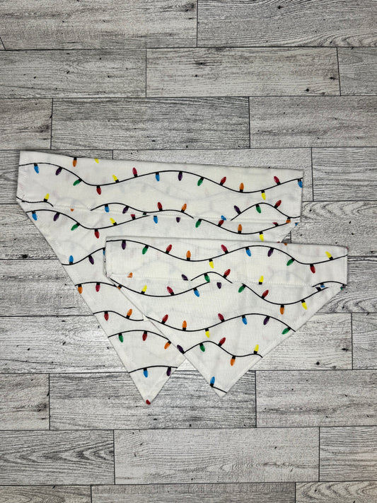 Christmas Lights Dog Bandana