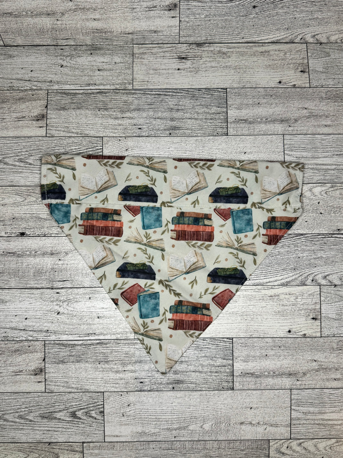 Floral Books Dog Bandana