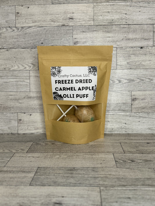 Freeze Dried Carmel Apple Lolli Puff