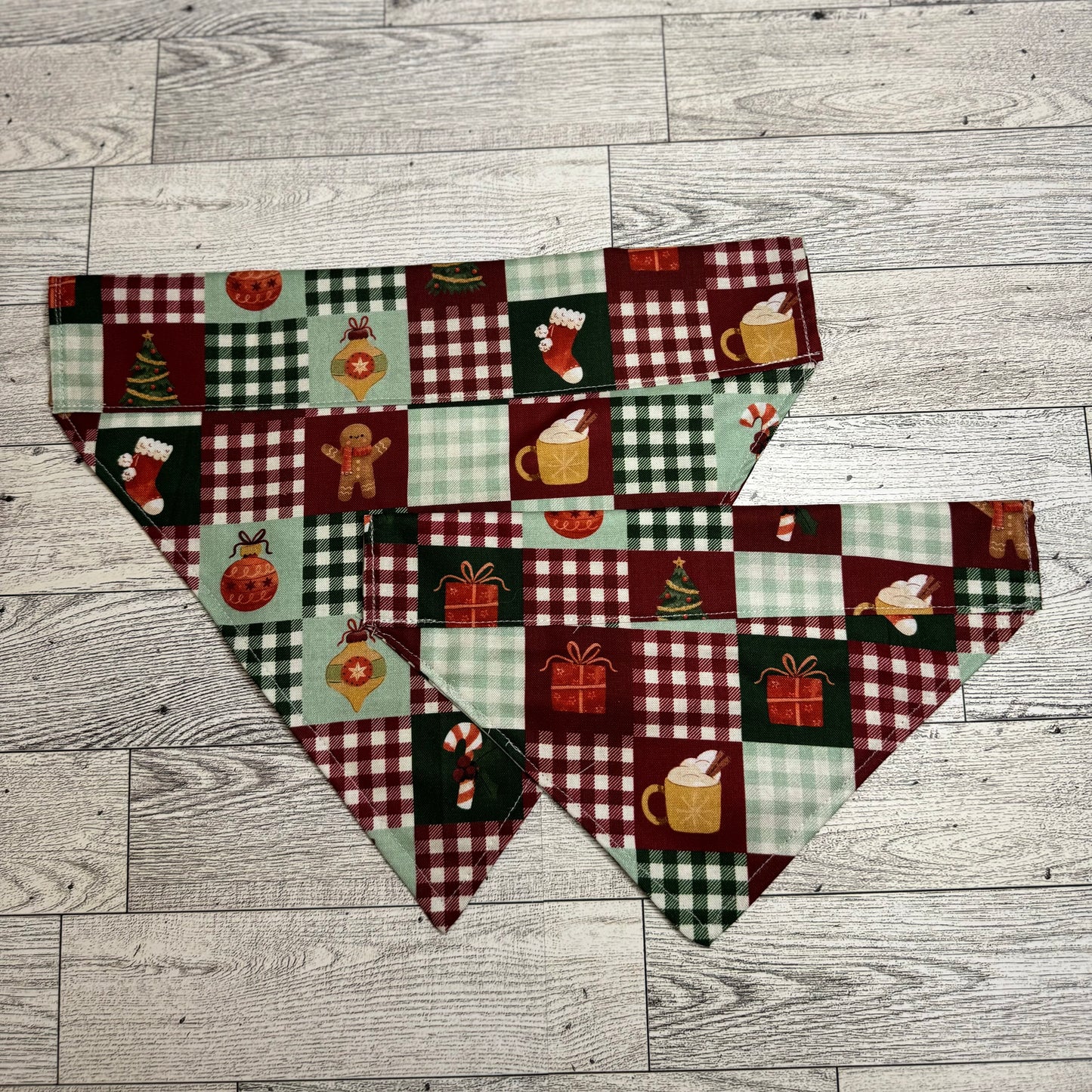 Christmas Quilt Dog Bandana