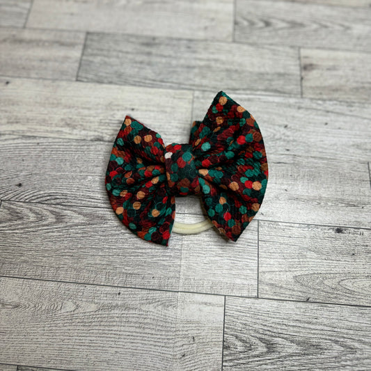 Christmas Sparkles Baby Bow