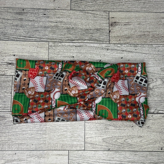 Baseball Patchwork Headband