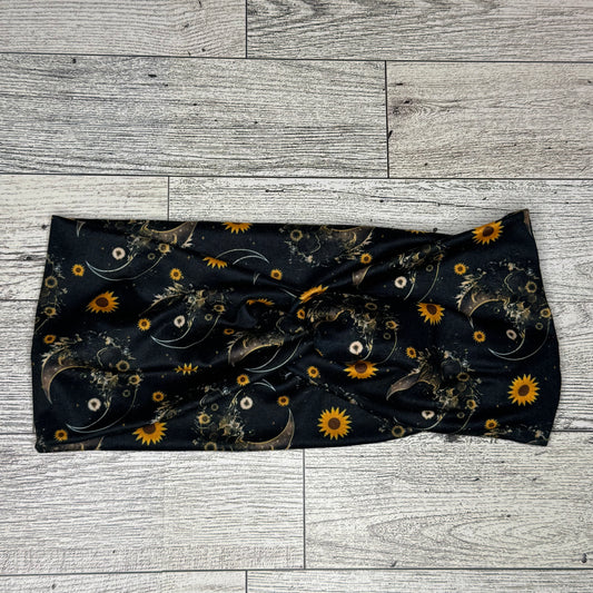 Moon Phase Floral Headband