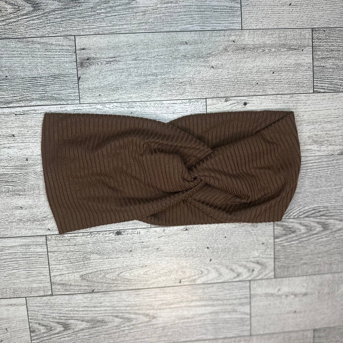 Coco Brown Rib Headband