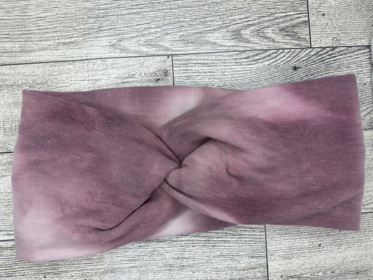 Purple Tie Dye Headband