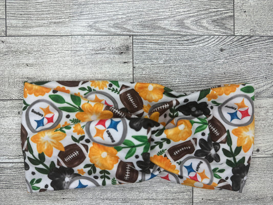 Steelers Floral Headband