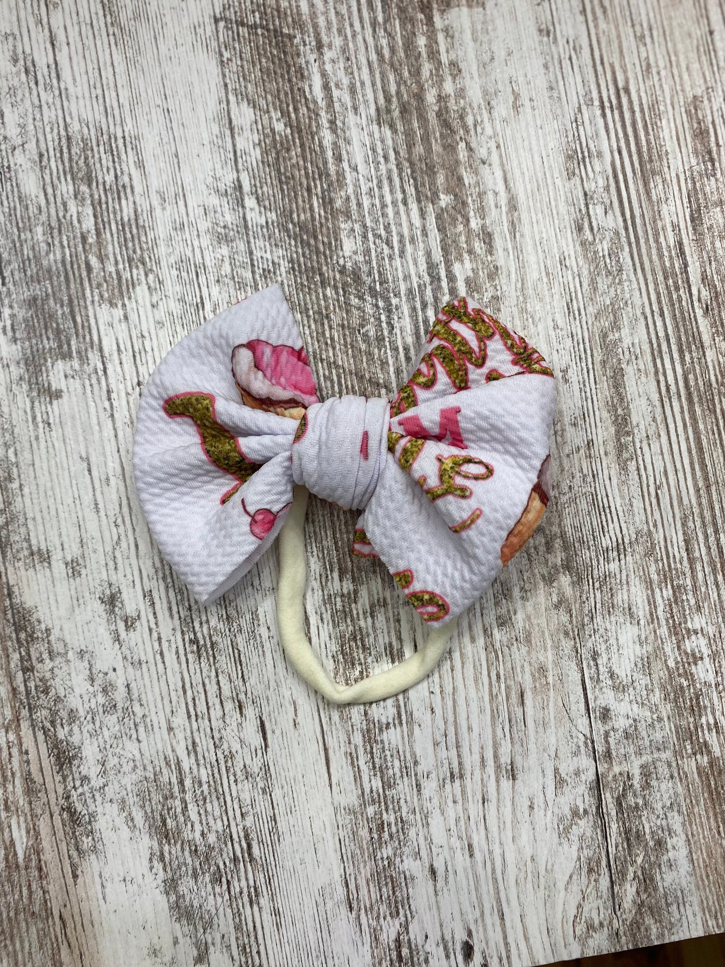 First Birthday Baby Bow